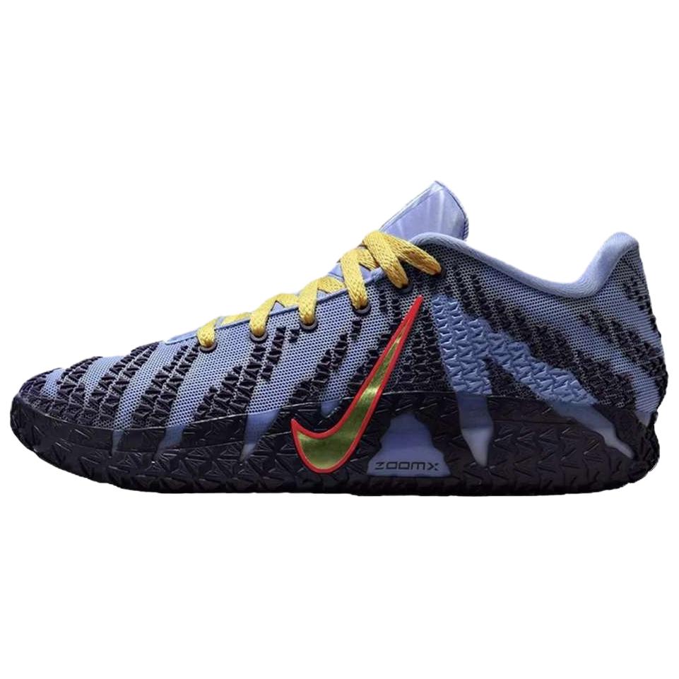 Nike Ja Morant 3 Breathable, Supportive, And Lightweight Basketball Shoes Men's Blue Yellow Asian Version