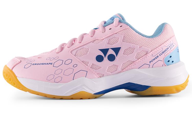YONEX Power Cushion Anti-Slip And Wear-Resistant Coverage Low-Top Badminton Shoes Women's Pink Blue