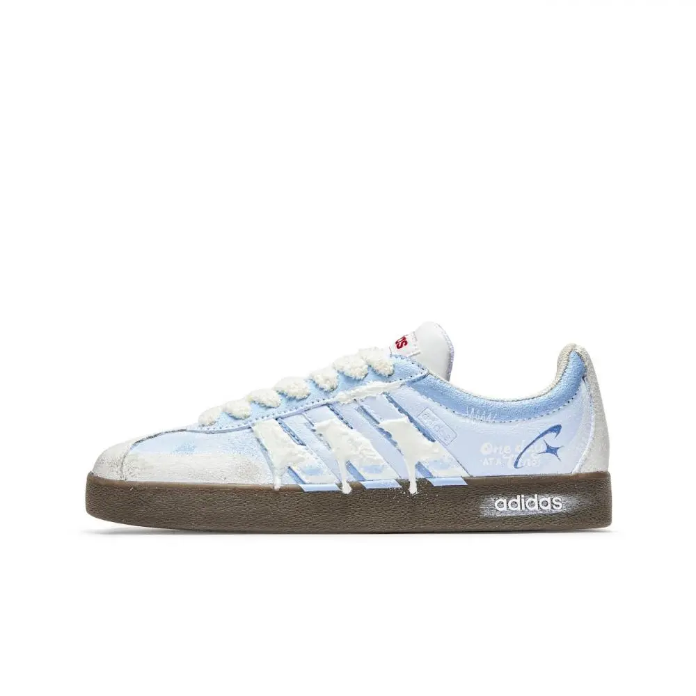 Adidas Neo VL Court Lifestyle Low top Skateboard Shoes Unisex White Blue