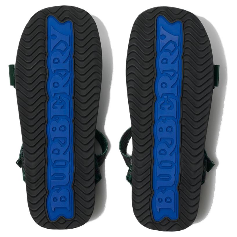 Burberry Trek One Strap Sandals Men's Green