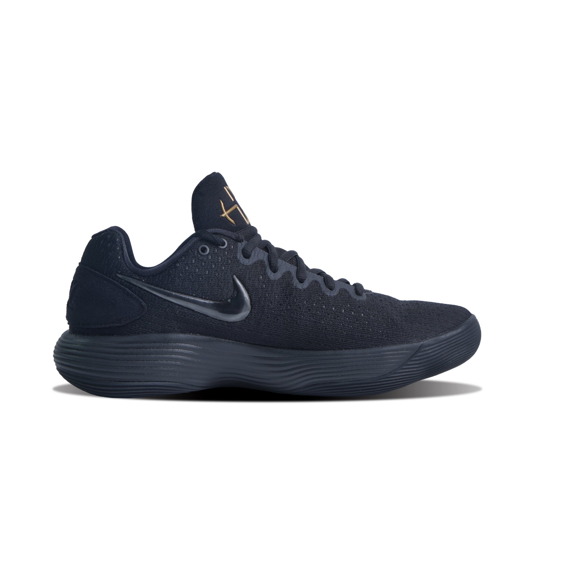 Nike Hyperdunk 2017 Dark Night Flyknit Slip Resistant Abrasion Resistant Low top Basketball Shoes Men's Black Silver