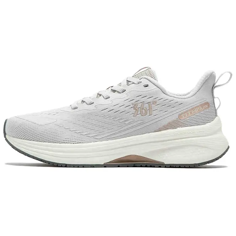 361° Shock Absorbers With Slip Resistant And Abrasion Resistant Properties Low Top Running Shoes Women's Gray