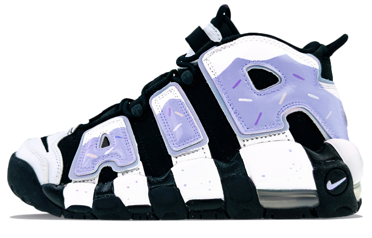 Nike Air More Uptempo Mid-Top Vintage Basketball Shoes GS Macaron Purple