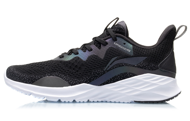 LiNing Cushioning Low Top Running Shoes Unisex Standard Black