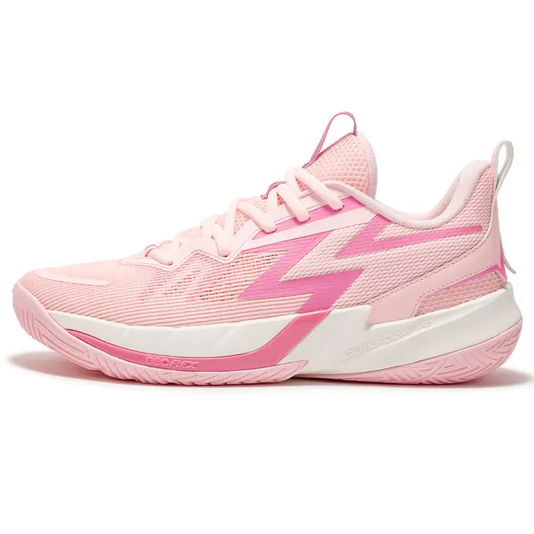 361° Anti Slip Wear Resistant Low Top Basketball Shoes Men's Bubble Gum Pink