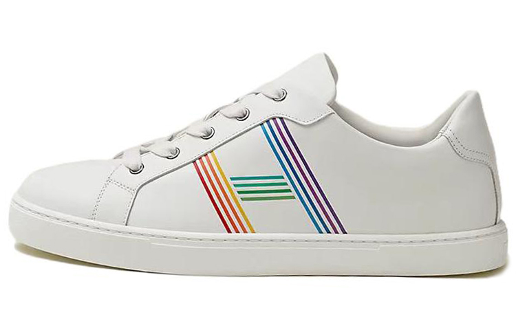 HERMES Avantage Low Top Stylish Skateboarding Shoes Men's White
