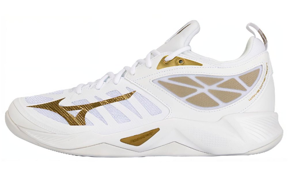 Mizuno Wave Dimension Mid 'White Gold' Women's