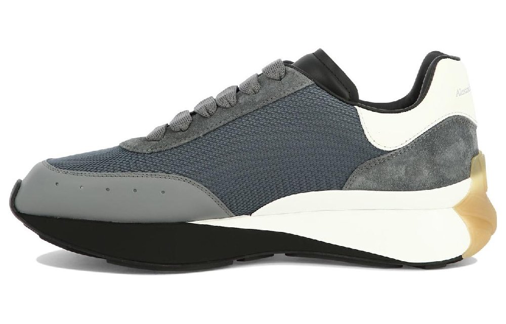 Alexander McQueen Sprint Runner Grey Navy Blue