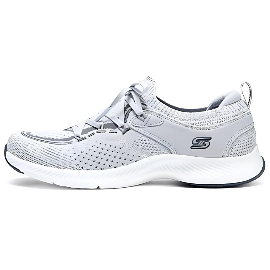 Skechers SPORT ACTIVE Cushioned Slip-Resistant Low-Top Casual Running Shoes Women's Gray