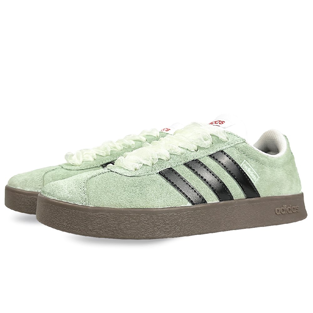 Adidas Neo Anti-Slip Wear-Resistant Low-Top Skateboard Shoes Unisex Green