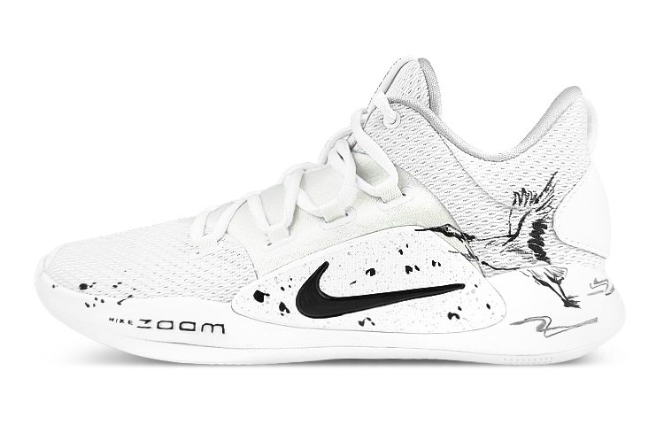 Nike Hyperdunk X Cushioning, Slip Resistant, Abrasion Resistant, Breathable Low Top Basketball Shoes Men's Black White