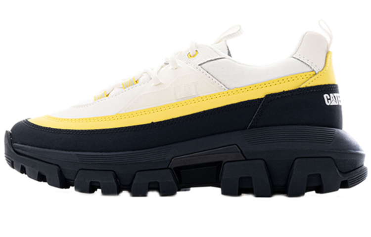 CAT Cushioning Anti-Slip And Wear-Resistant Low-Top Chunky Sneakers Unisex White