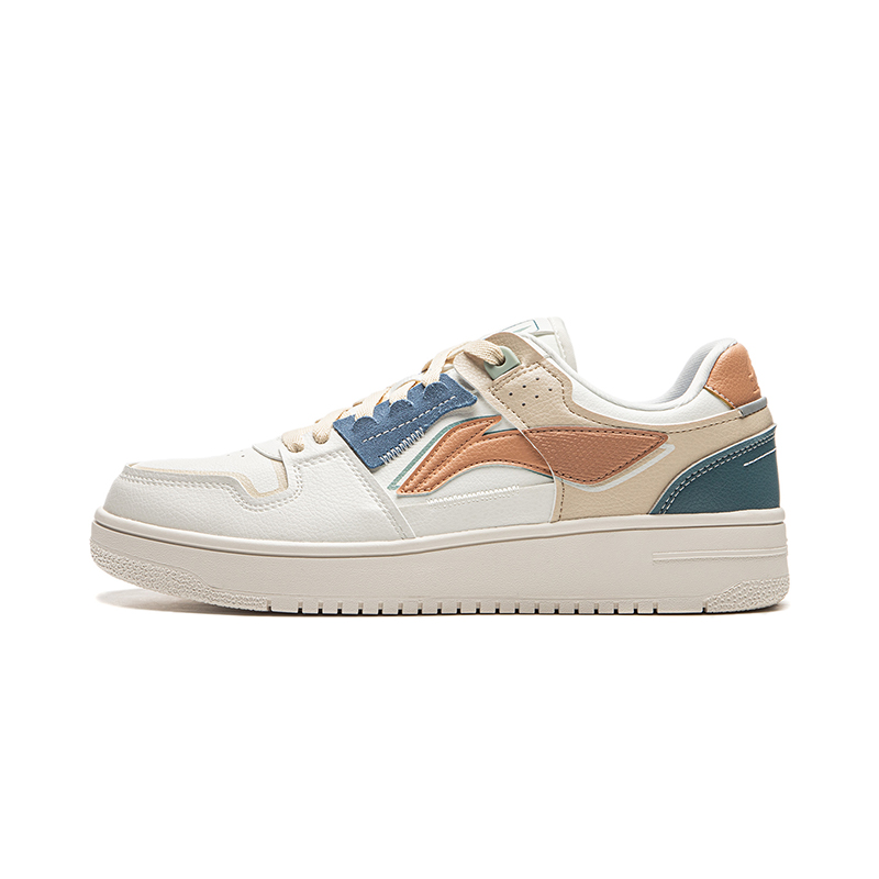LiNing Tianji Collection Low-Top Skateboard Shoes Men's Mist White