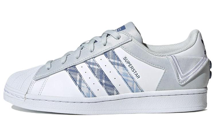Adidas Originals Superstar 'White Gray Blue' Women's