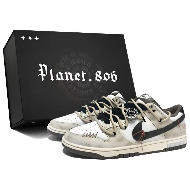 Nike Dunk Abrasion Resistant Low top Skateboard Shoes Men's Brown