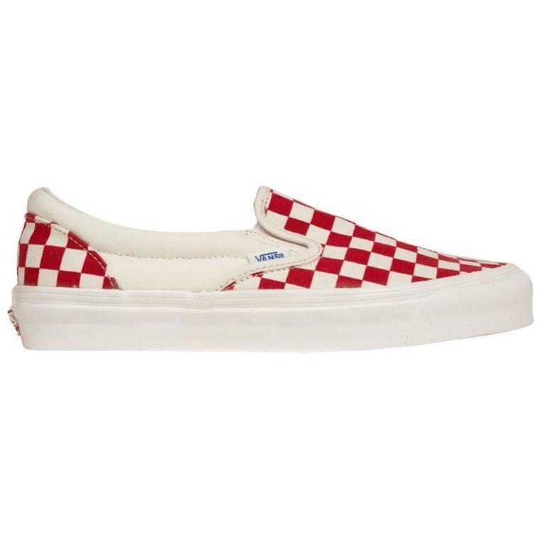 Vans Og Classic Slip On Lx 'Red Checkerboard' купить в интернет-магазине Yoocart с быстрой доставкой по России.