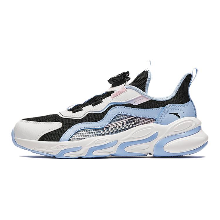 Antakids Abrasion Resistant Low Top Kids' Running Shoes Black Blue White Kids'