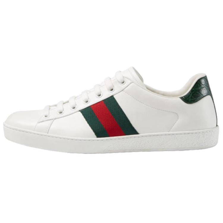 GUCCI Ace Leather Sneakers White