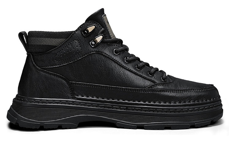 Jeep Mid Top Casual Shoes Men's Black Warrior купить в интернет-магазине Yoocart с быстрой доставкой по России.