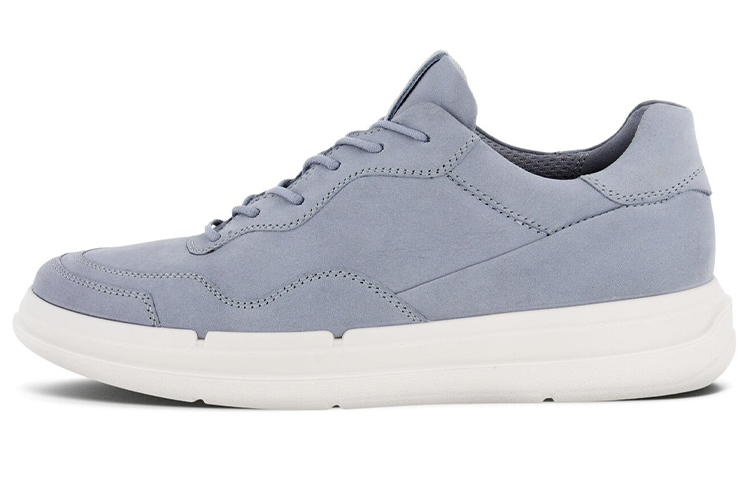 Ecco Skateboard Shoes Women's Low Top Blue