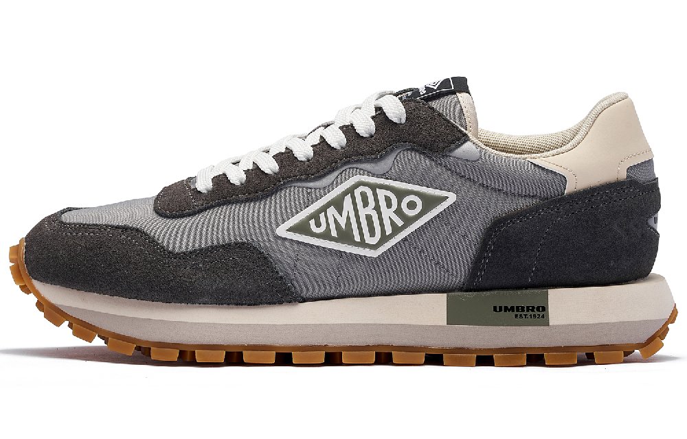 Umbro Slip Resistant And Abrasion Resistant Support Low Top Casual Shoes Men's Gray