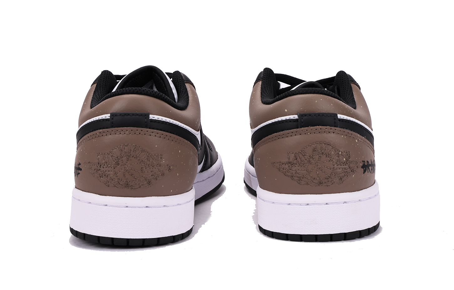 Jordan Air Jordan 1 Vintage Basketball Shoes Men's Low Top Black White Brown купить в интернет-магазине Yoocart с быстрой доставкой по России.