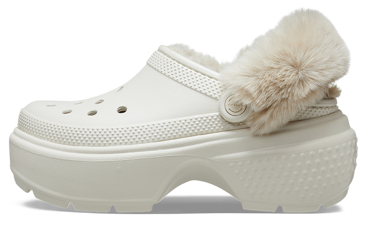 Crocs Stomp Lined Clogs 'White'