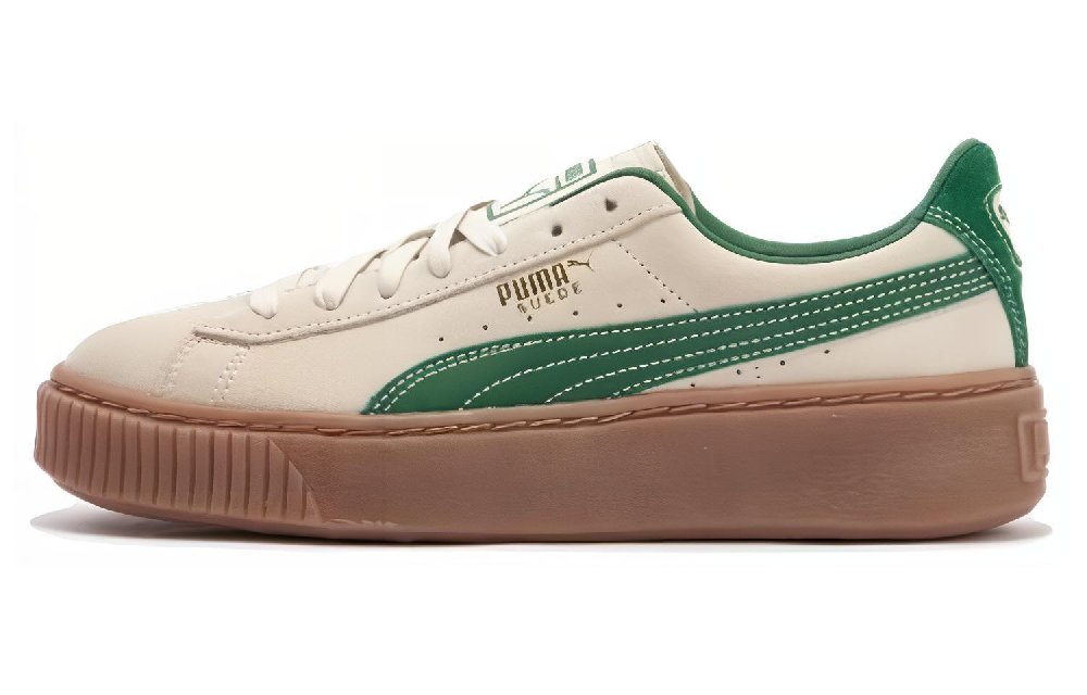 PUMA Suede Platform Core 'Beige Green' Women's