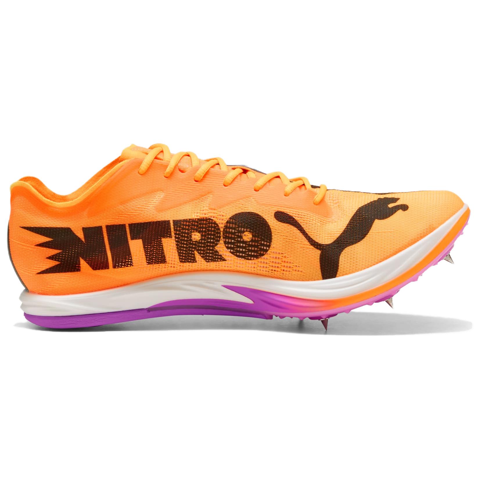 PUMA Deviate NITRO Elite 3 Abrasion Resistant Breathable Low Top Running Shoes Unisex Orange Yellow