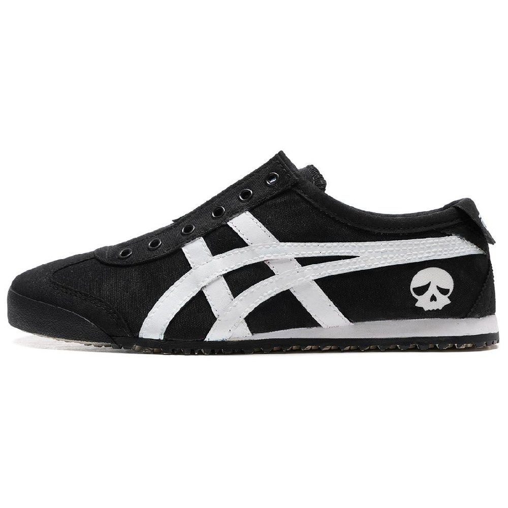 Onitsuka Tiger MEXICO 66 Anti-Slip And Wear-Resistant Lightweight Low-Top Casual Shoes Unisex White Blue