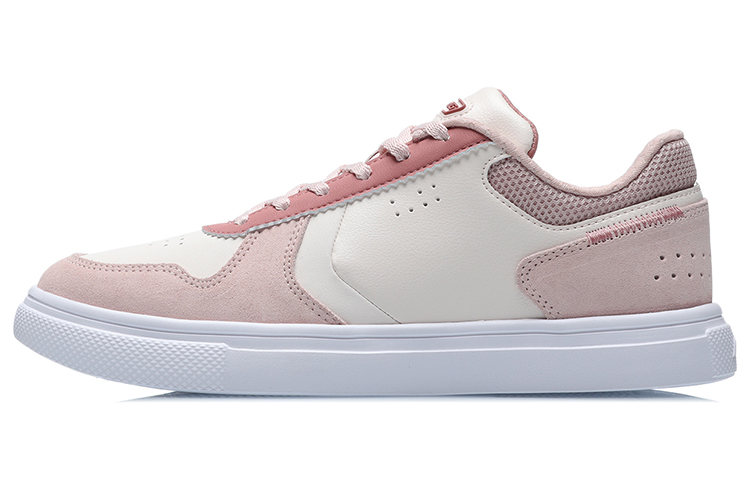 LiNing Anti-Slip Wear-Resistant Low-Top Skateboard Shoes Women's Pink Apricots