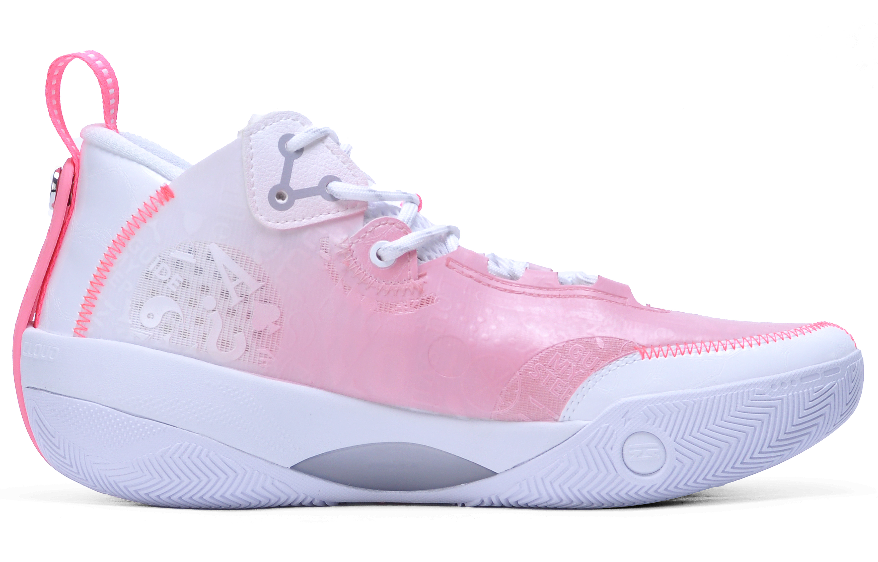 LINING Basketball Shoes Men's Mid top White/Blue/Pink купить в интернет-магазине Yoocart с быстрой доставкой по России.