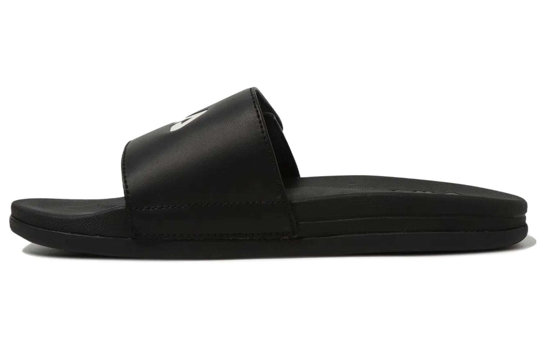 FILA Slide Slippers Unisex Black Korean Style