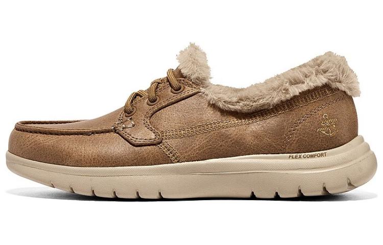 Skechers ON THE GO PU Cushioning Wear-Resistant Low-Top Casual Shoes Women's Chestnut