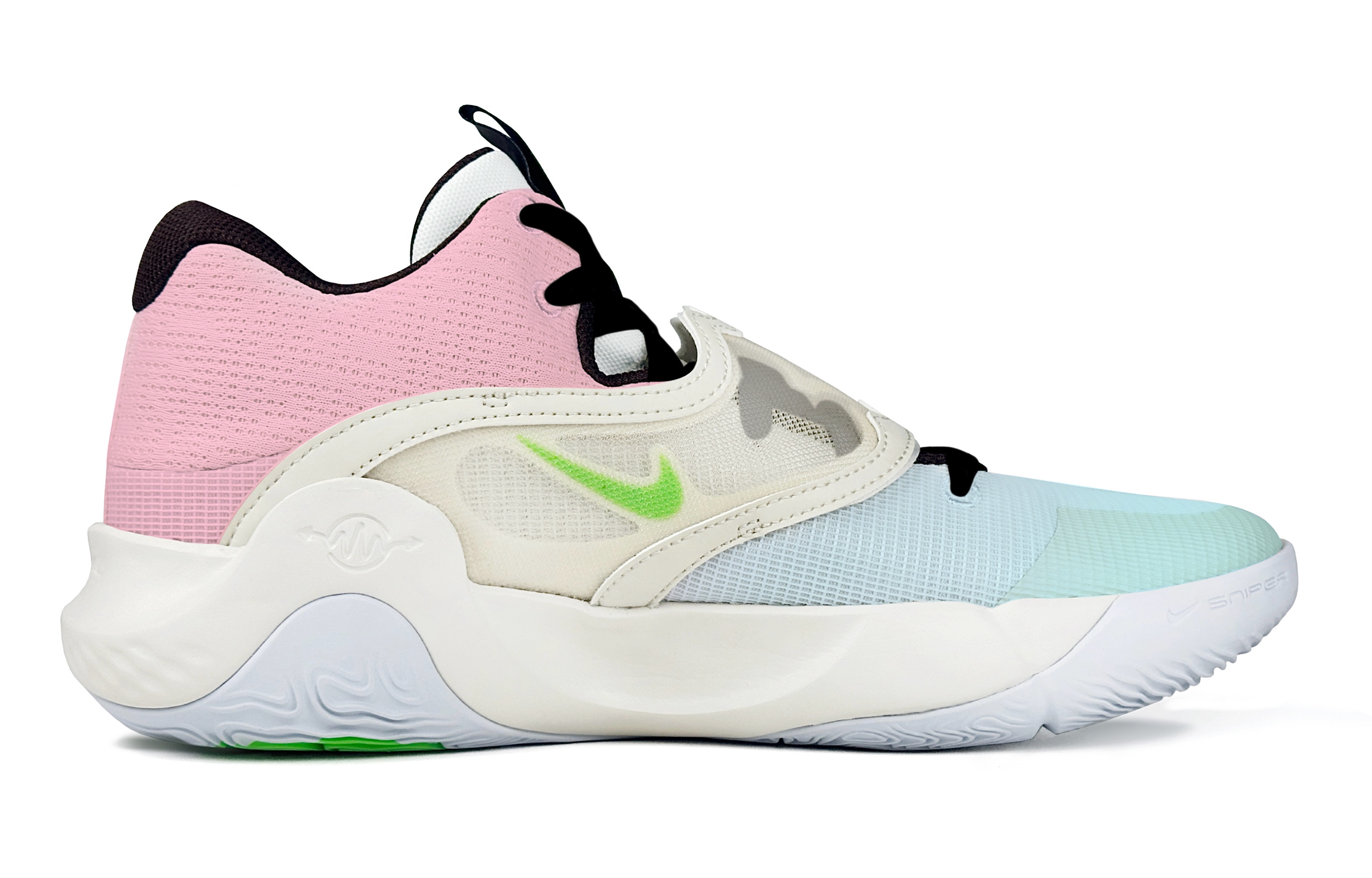 Nike KD Trey 5 X Steam Rose Phantom Cushioning Wear Resistant Low Top Basketball Shoes Men's Blue Pink купить в интернет-магазине Yoocart с быстрой доставкой по России.
