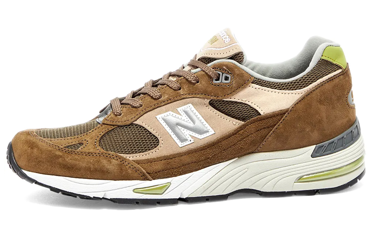 New Balance 991 MiUK Brown Tan Green