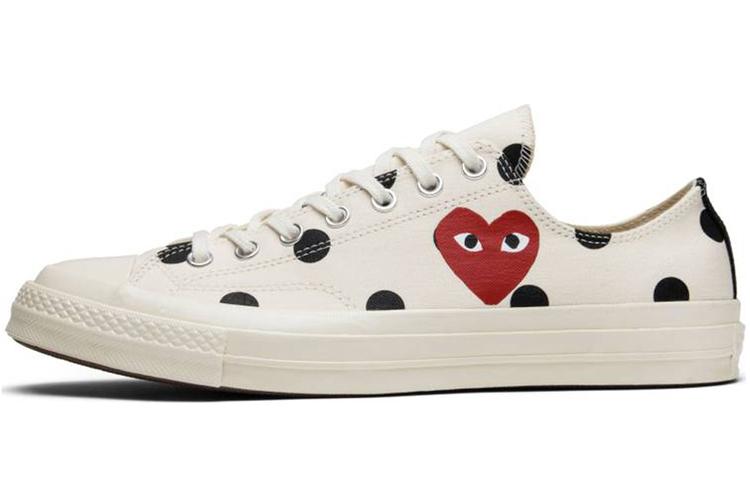 Converse Chuck Taylor All Star 70 Ox Comme Des Garcons Play Polka Dot White