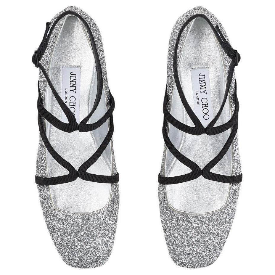 Jimmy Choo Astoria Casual Single Shoes Women's Silver