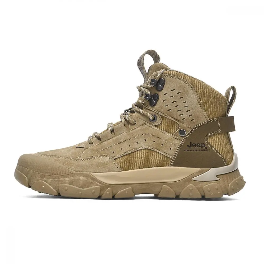 Jeep High Top Hiking Shoes Men's Khaki