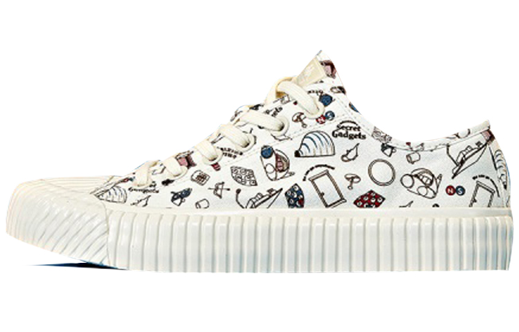 Kappa Low Top Skateboard Shoes Unisex White