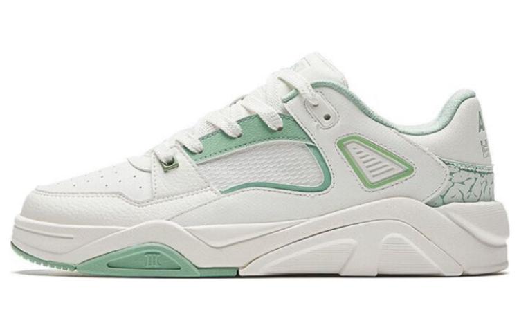 Anta Lieyan3.0 Anti-Slip Wear-Resistant Low-Top Skateboard Shoes Women's White Green