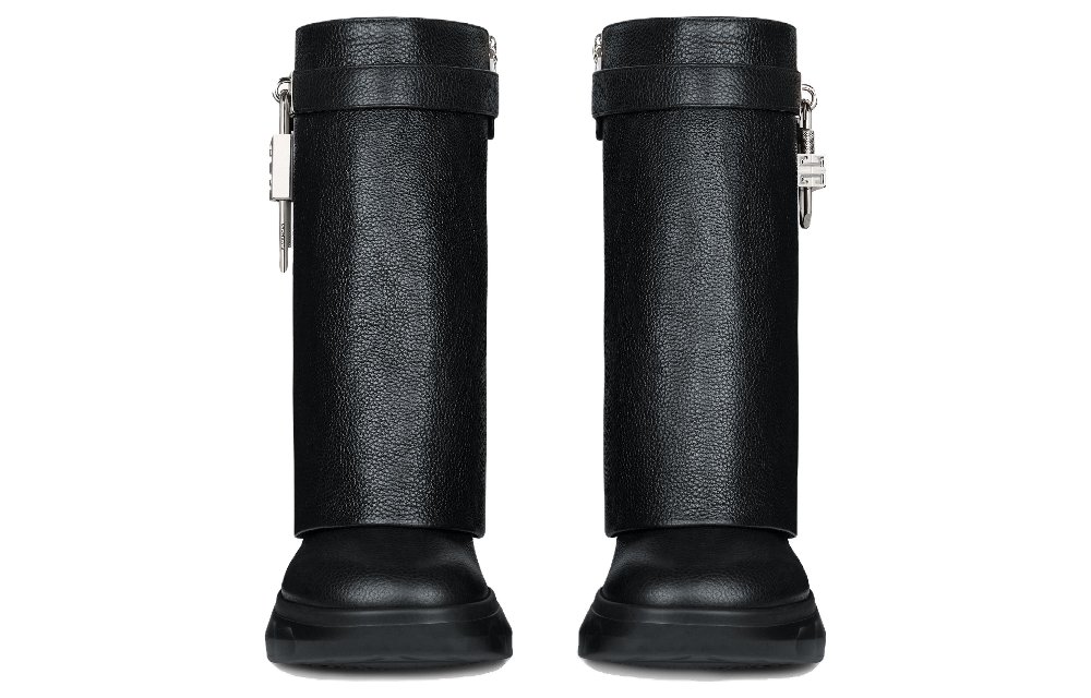 Givenchy Shark Lock Ankle Boots 8cm Women's Black