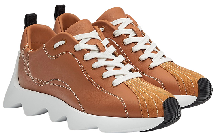 HERMES Low Top Casual Shoes Women's Brown купить в интернет-магазине Yoocart с быстрой доставкой по России.