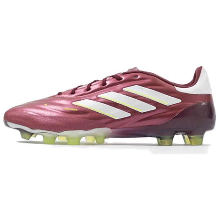 Adidas COPA PURE 2 Soccer Shoes Men Low-Top Shadow Red/Shoe White/Team Solar Yellow