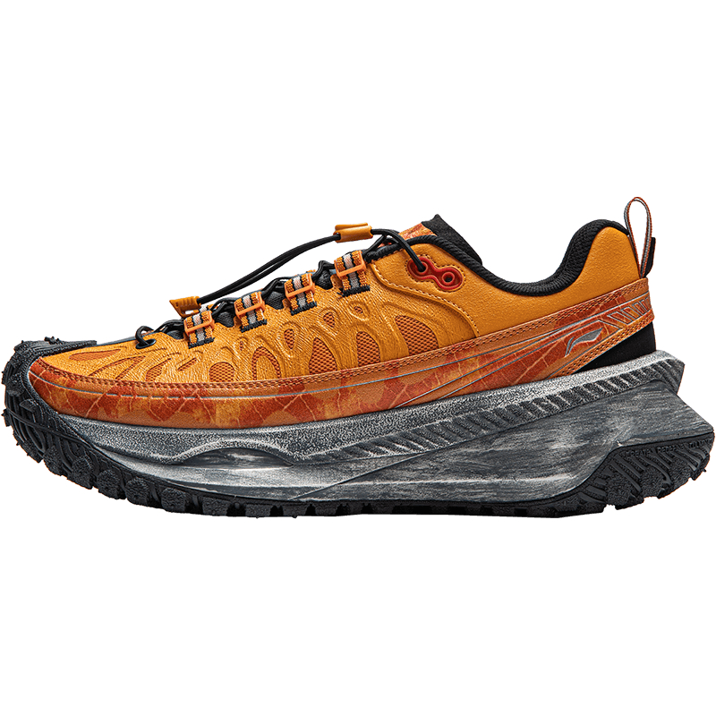 LiNing Low-Top Casual Shoes Unisex Wheat Burnt Orange