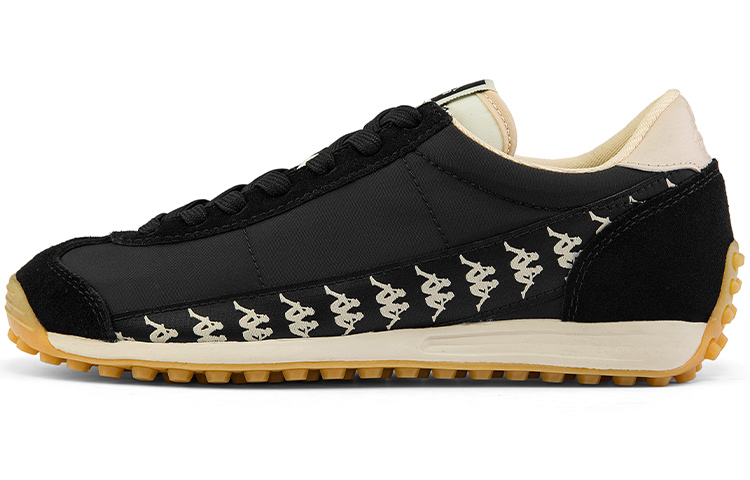 Kappa Coverage Low-Top Casual Running Shoes Unisex Black