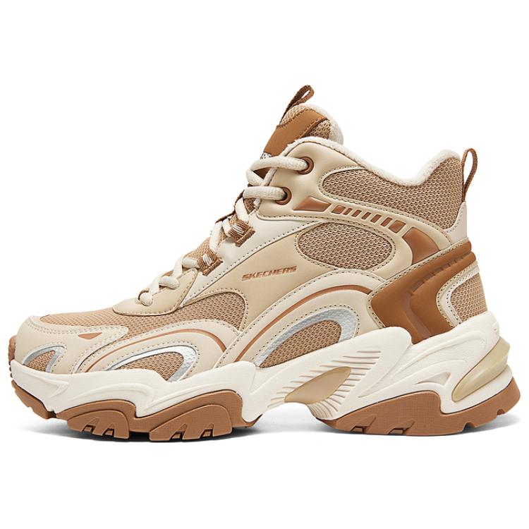 Skechers Sports Life Collection Anti-Slip Wear-Resistant Mid-Top Casual Shoes Women's Brown