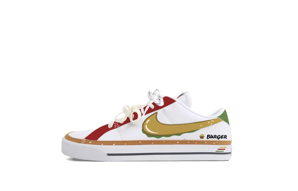 Nike Court Legacy Zero Gravity, Hamburger List Low Top Skateboard Shoes Unisex Yellow