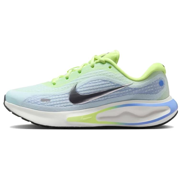 Nike Journey Run Light Lemon Twist Glacier Blue Royal Pulse Metallic Silver Women's