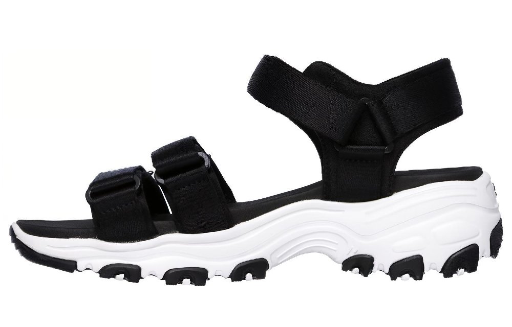 Skechers D'Lites Sandals Black Women's